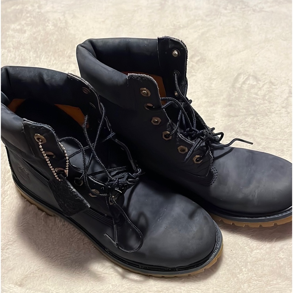 Timberland AF Icon 6 Inch Premium Womens Boots Lace Up Blue A13GY